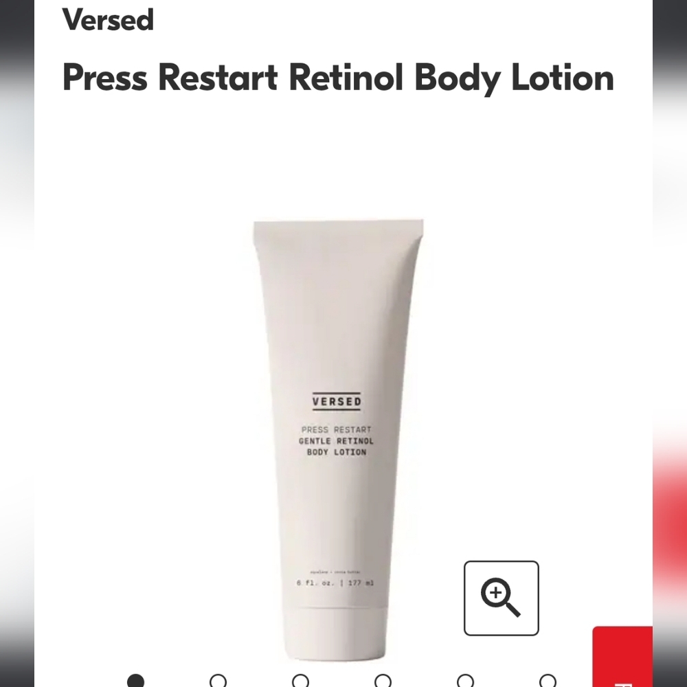Versed Retinol Body Lotion New